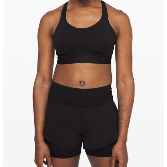 New Women's Lululemon Fine Form Bra - Black - $78 MSRP - - Picture 1 of 5
